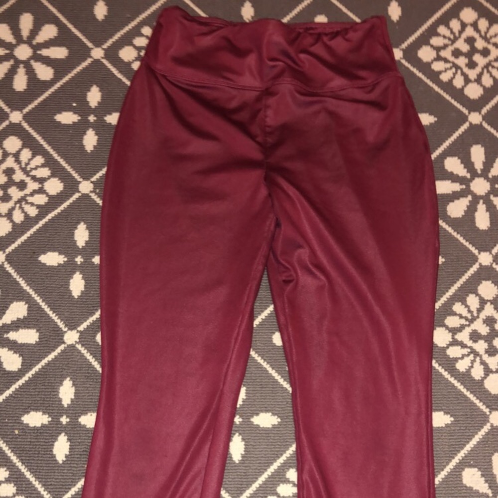 ♥️Red leather leggings ♥️